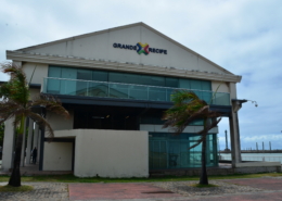 Faixada da nova sede do Consórcio de Transporte Metropolitano